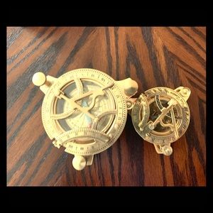 Collectible Antique Maritime Brass Compass